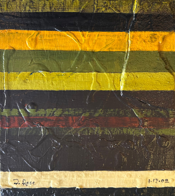 Stripe Study #6 by David Silva Rose