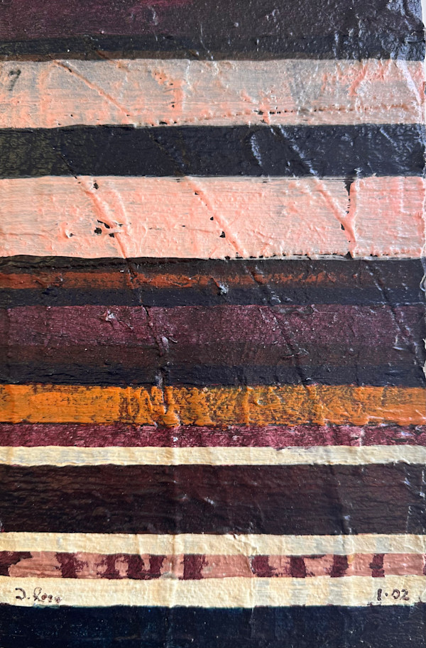 Stripe Study #7 by David Silva Rose
