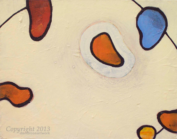 Miro's Orbit by David Silva Rose