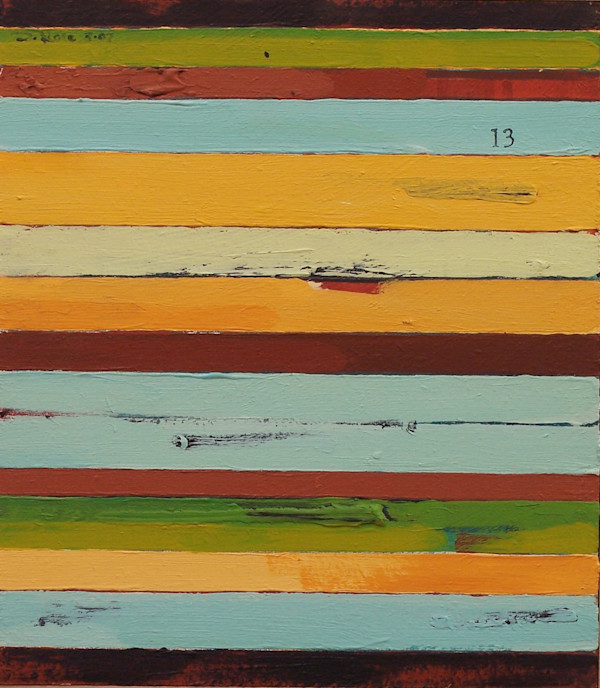 Stripe Study #13 by David Silva Rose