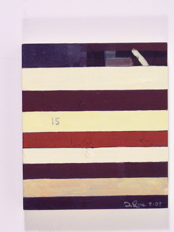 Stripe Study #15 by David Silva Rose
