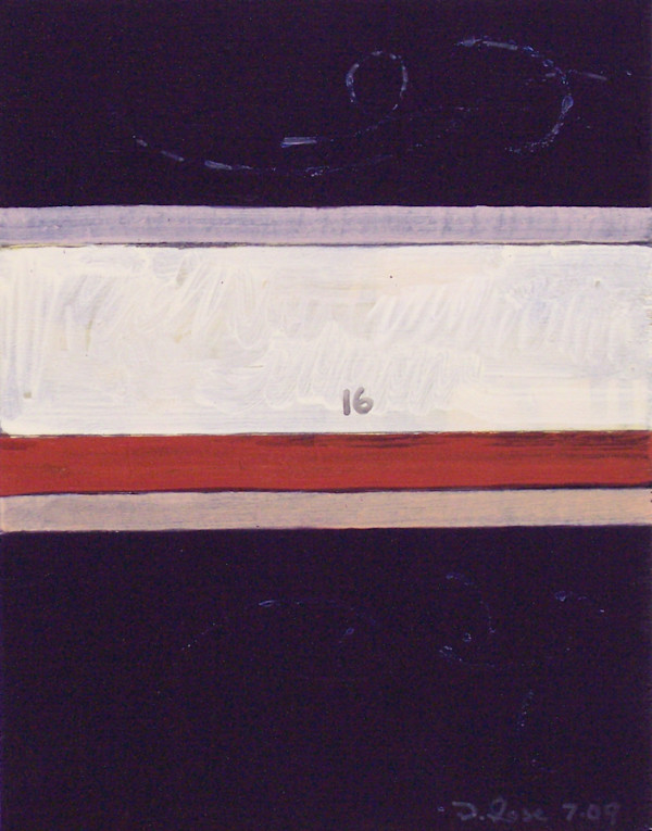 Stripe Study #16 by David Silva Rose
