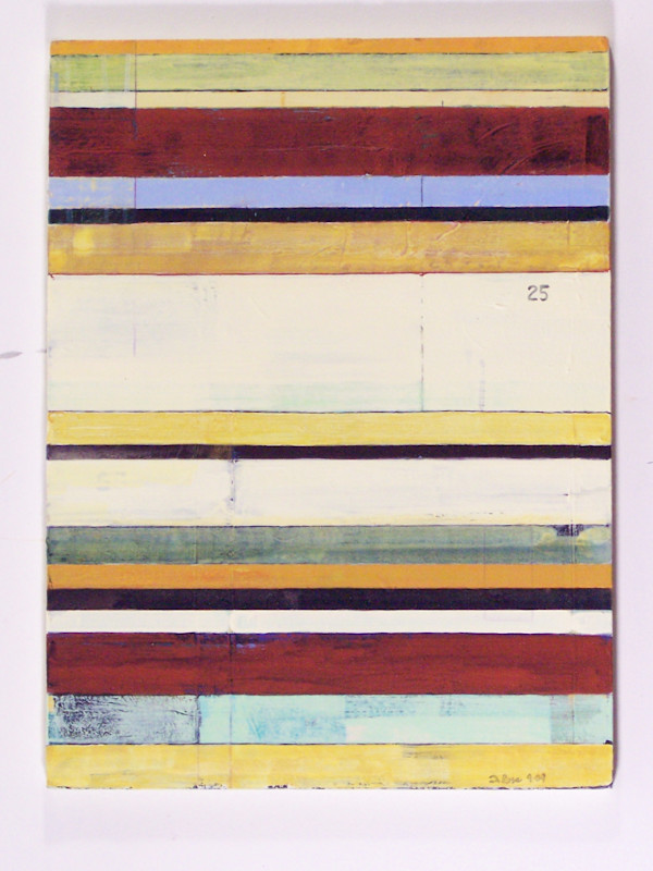 Stripe Study #25 by David Silva Rose