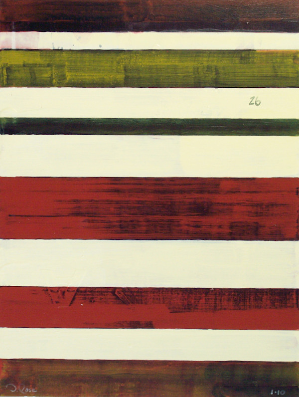 Stripe Study #26 by David Silva Rose