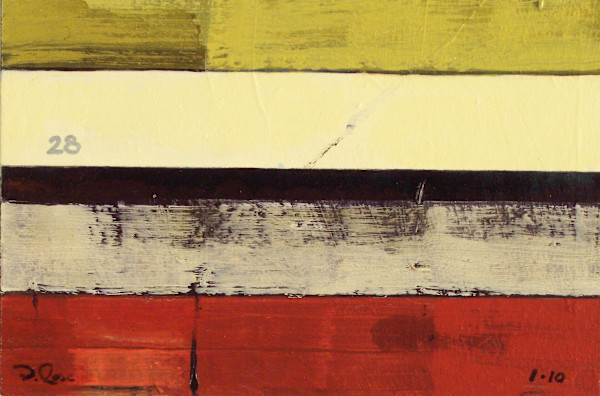 Stripe Study #28 by David Silva Rose