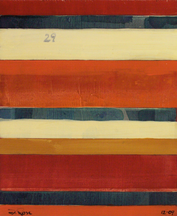 Stripe Study #29 by David Silva Rose