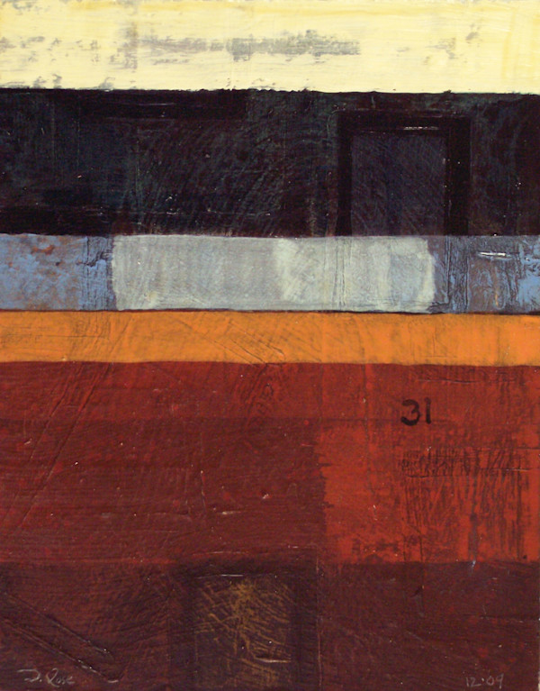 Stripe Study #31 by David Silva Rose