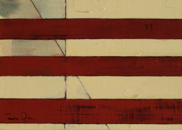 Stripe Study #33 by David Silva Rose