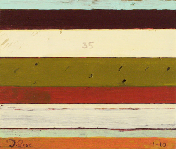 Stripe Study #35 by David Silva Rose