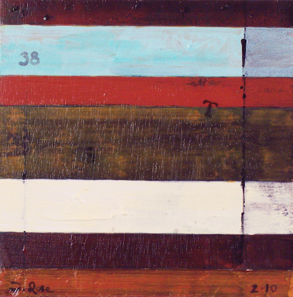 Stripe Study #38 by David Silva Rose