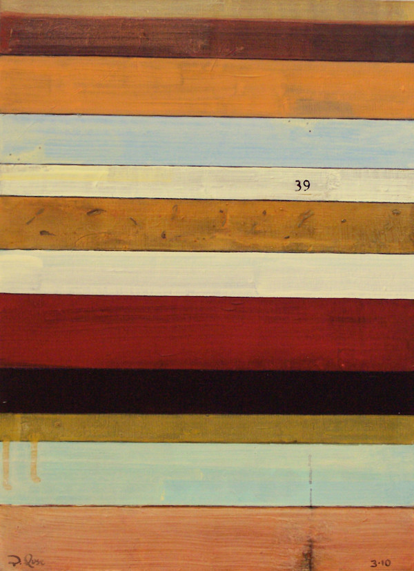 Stripe Study #39 by David Silva Rose
