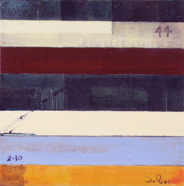 Stripe Study #44 by David Silva Rose