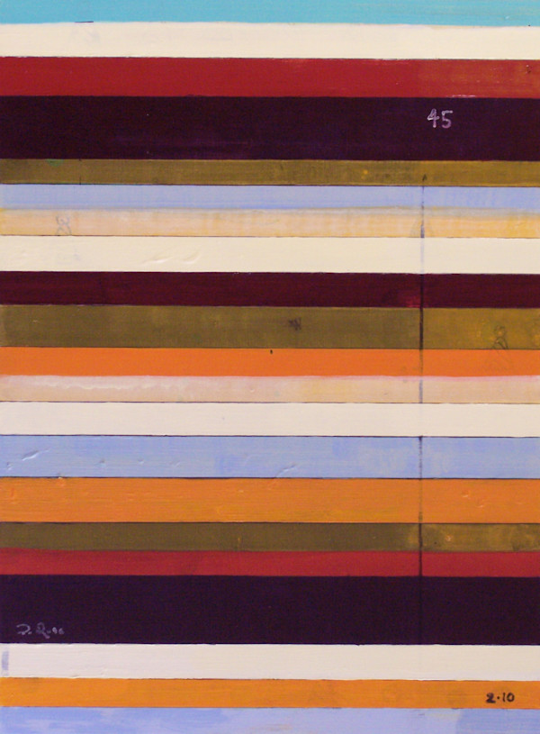 Stripe Study #45 by David Silva Rose