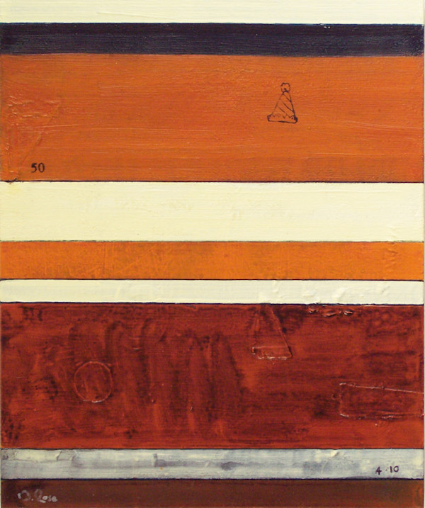Stripe Study #50 by David Silva Rose