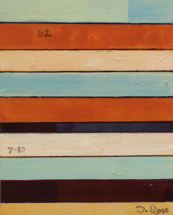 Stripe Study #52 by David Silva Rose