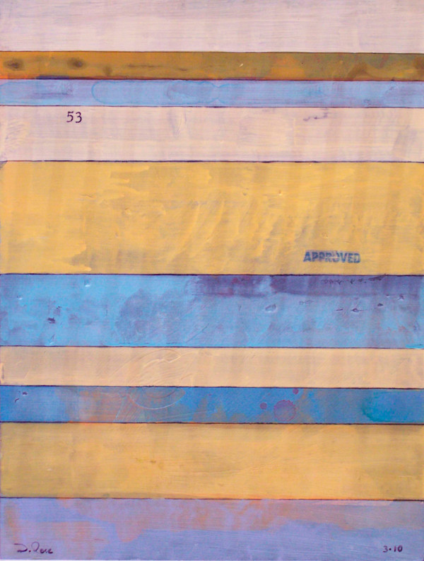 Stripe Study #53 by David Silva Rose