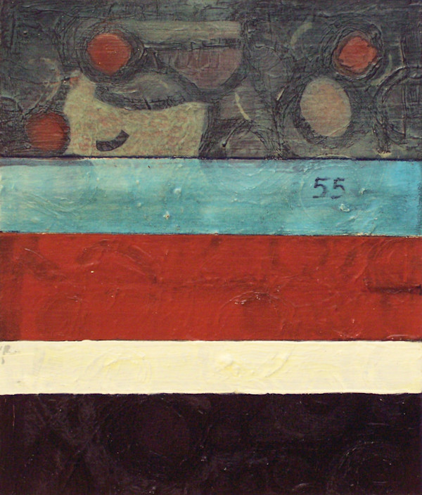 Stripe Study #55 by David Silva Rose