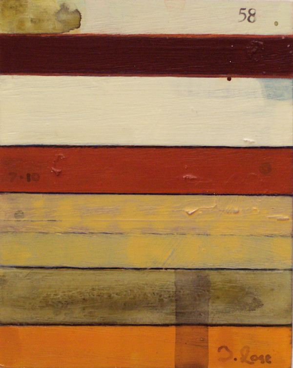 Stripe Study #58 by David Silva Rose