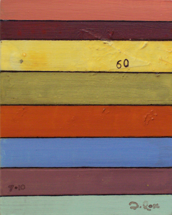 Stripe Study #60 by David Silva Rose