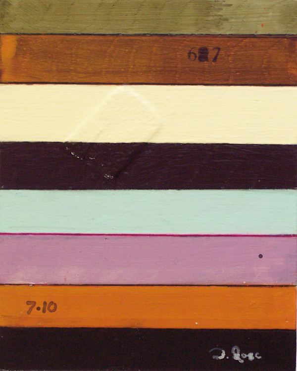 Stripe Study #67 by David Silva Rose