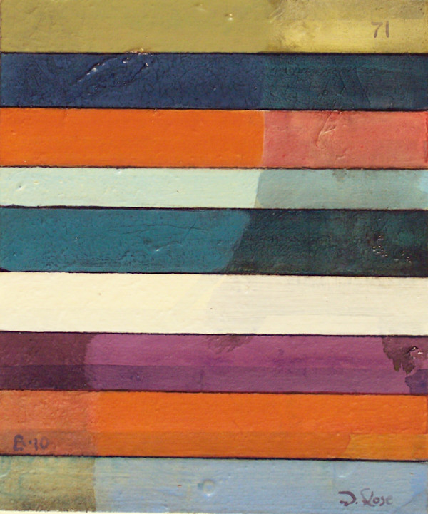Stripe Study #71 by David Silva Rose