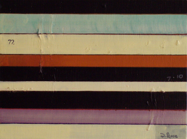 Stripe Study #72 by David Silva Rose