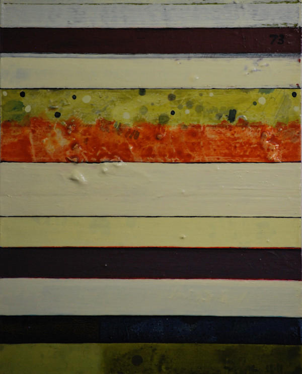 Stripe Study #73 by David Silva Rose