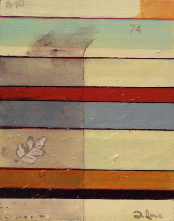 Stripe Study #74 by David Silva Rose