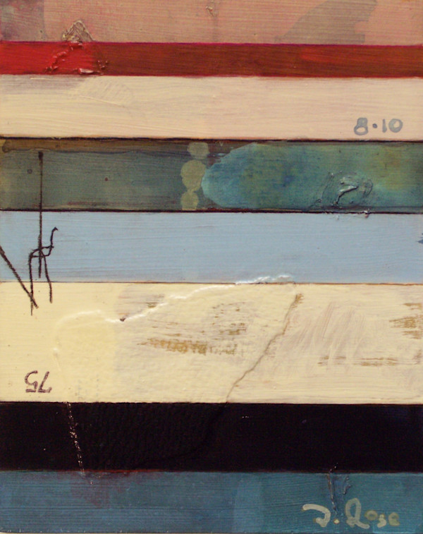 Stripe Study #75 by David Silva Rose