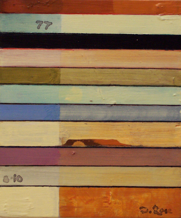 Stripe Study #77 by David Silva Rose