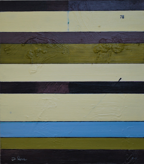 Stripe Study #78 by David Silva Rose