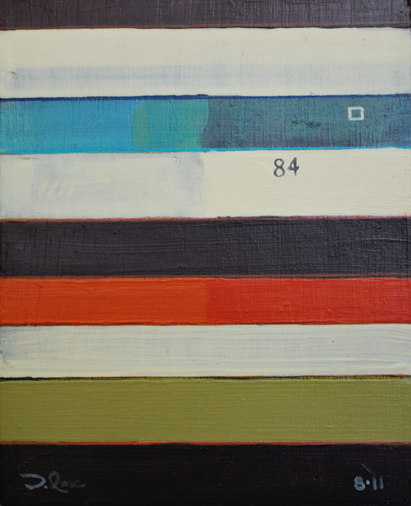 Stripe Study #84 by David Silva Rose