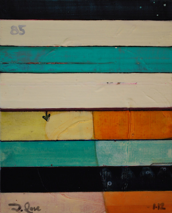 Stripe Study #85 by David Silva Rose