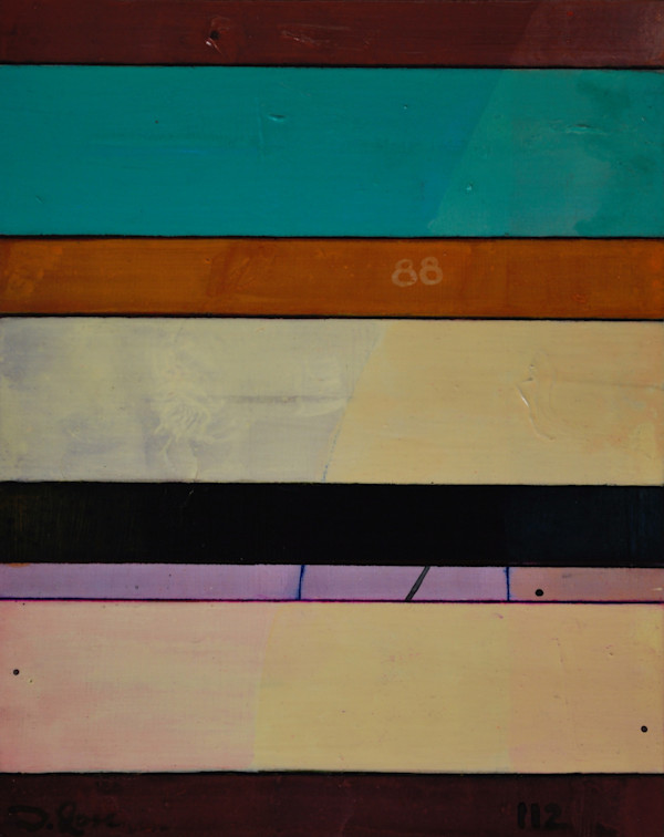 Stripe Study #88 by David Silva Rose