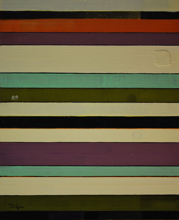 Stripe Study #89 by David Silva Rose