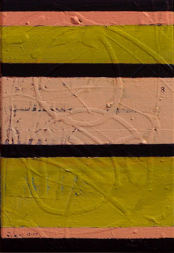 Stripe Study #8 by David Silva Rose