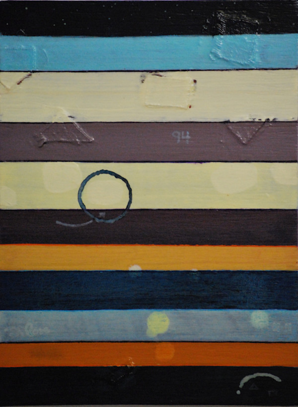 Stripe Study #94 by David Silva Rose
