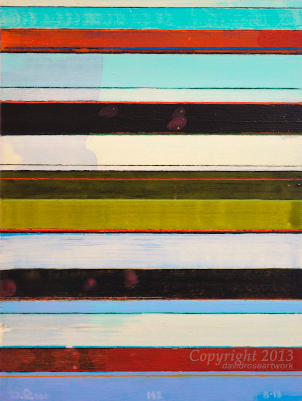 Stripes 142 by David Silva Rose
