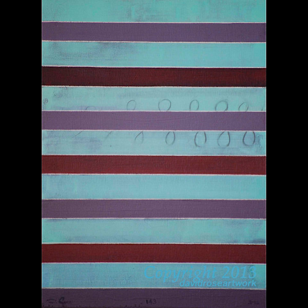 Stripes 143 by David Silva Rose