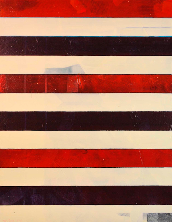 Stripes 144 by David Silva Rose