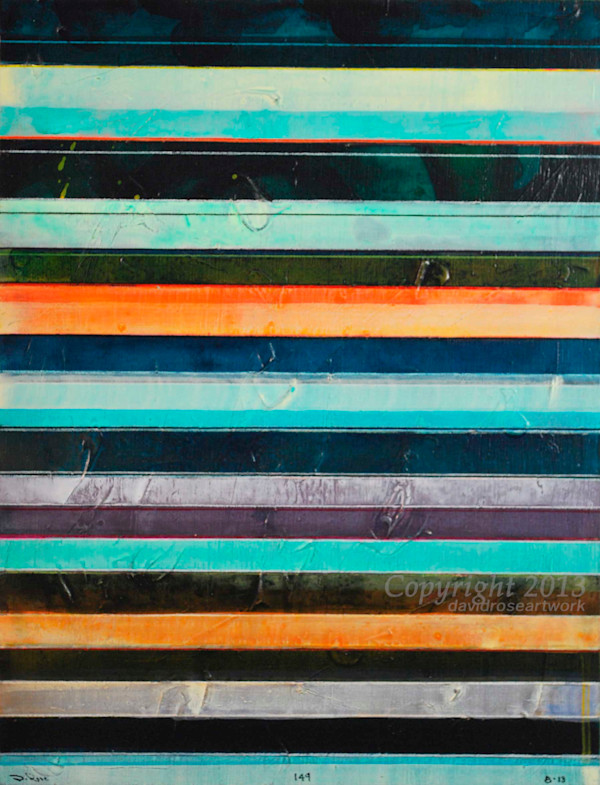 Stripes 149 by David Silva Rose