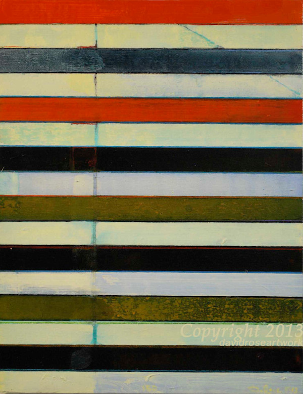 Stripes 150 by David Silva Rose