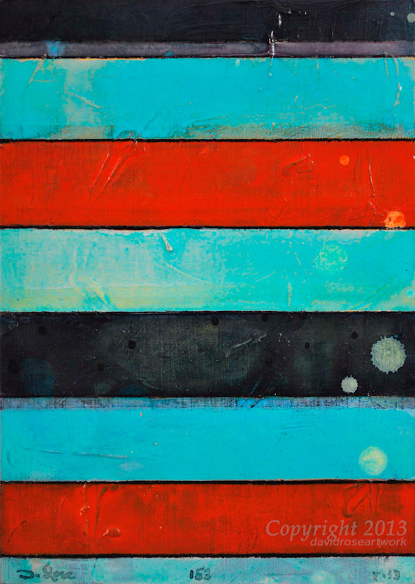 Stripes 153 by David Silva Rose