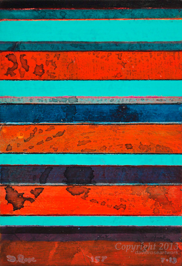 Stripes 157 by David Silva Rose