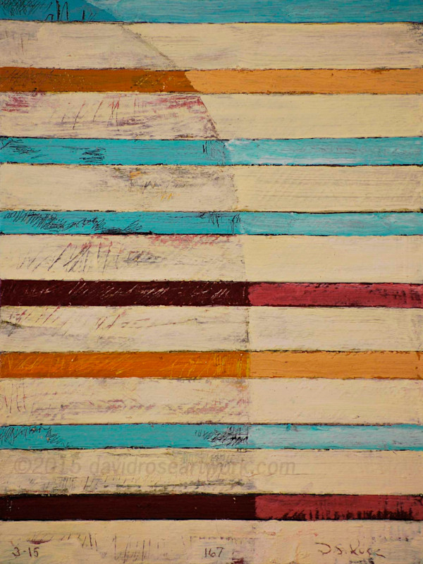 Stripes 167 by David Silva Rose