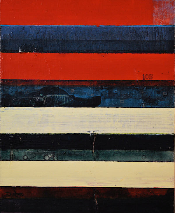 Stripes 105 (the attack) by David Silva Rose