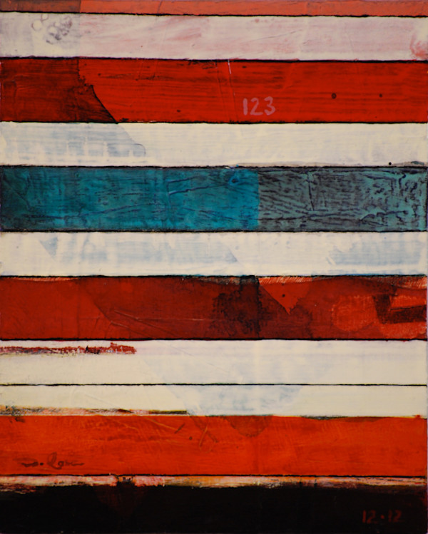 Stripes 123 by David Silva Rose