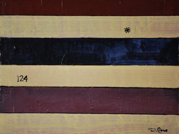 Stripes 124 by David Silva Rose