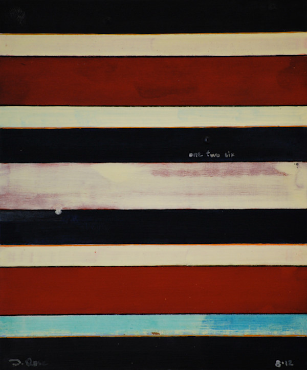 Stripes 126 by David Silva Rose