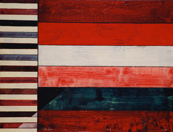 Stripes 135 by David Silva Rose